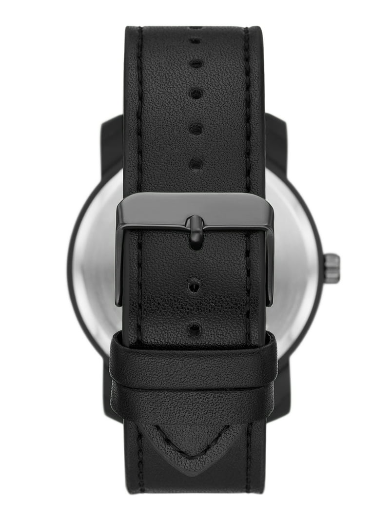 men’s black watch & bracelet gift set