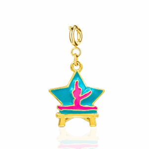 ⭐ gymnastics star charm pendant
