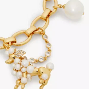 poodles & poms charm bracelet