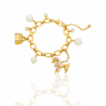 poodles & poms charm bracelet