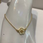 kira enamel flower pendant bracelet