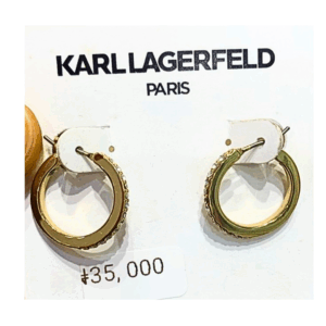 extra small pavé hoop earrings, 0.35"