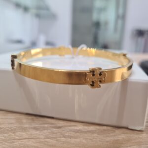 gold logo bangle