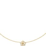 kira enamel flower pendant necklace