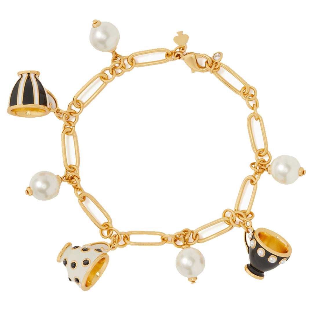 teacup charm bracelet