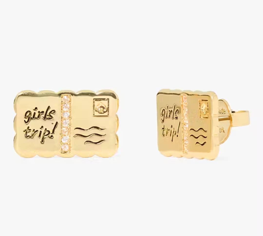 girls trip stud earrings