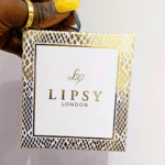 horse shoe, white, rhodium plated