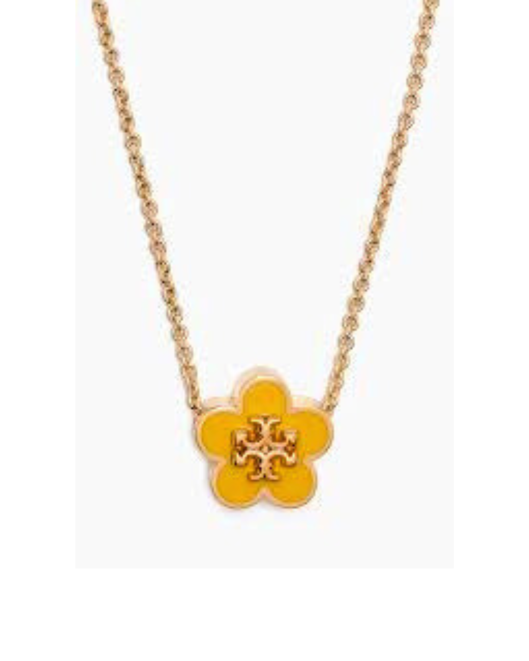 forget me not enamel pendant necklace