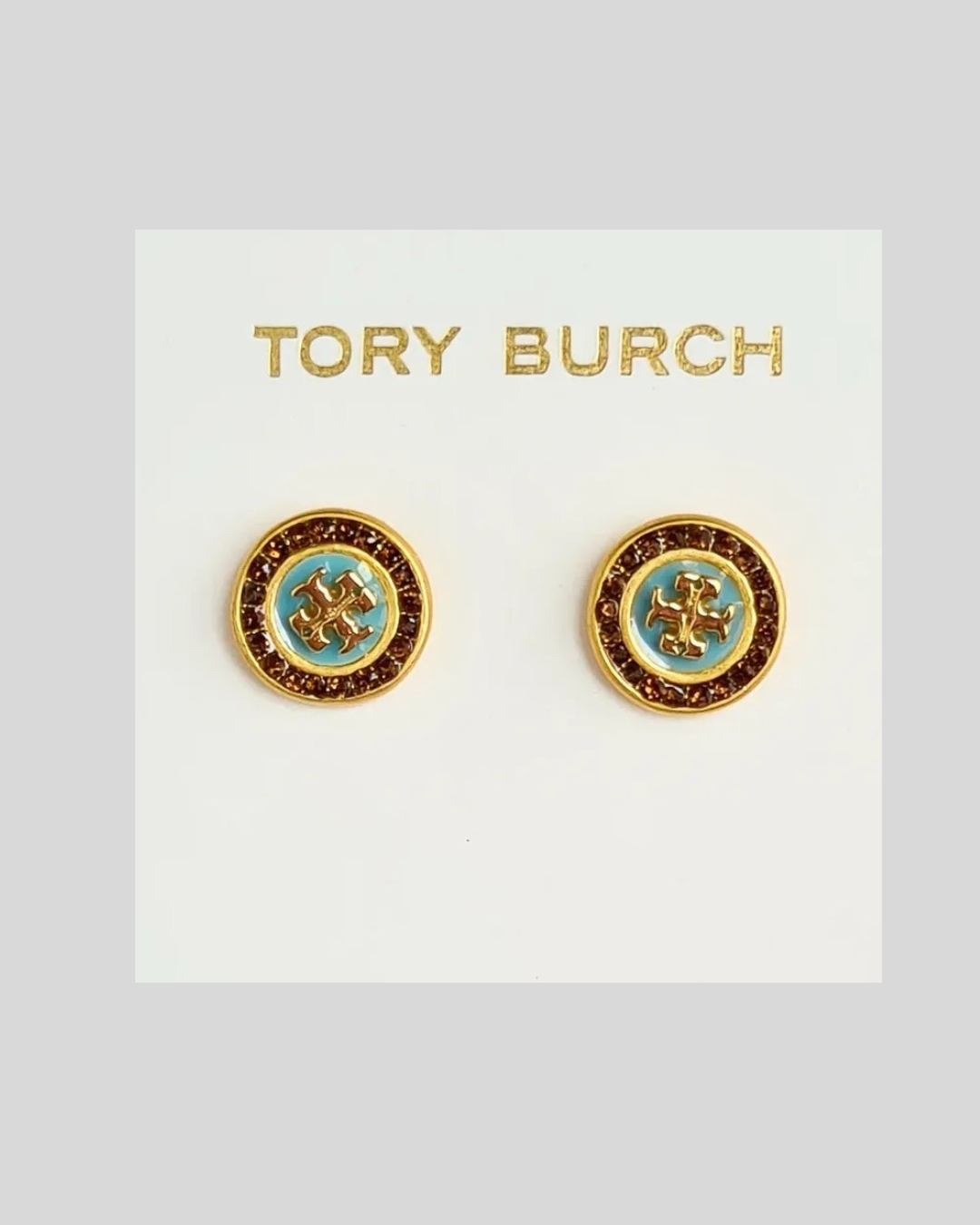 kira enamel pavé studs