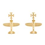 tory burch airplane drop earrings drop, earrings