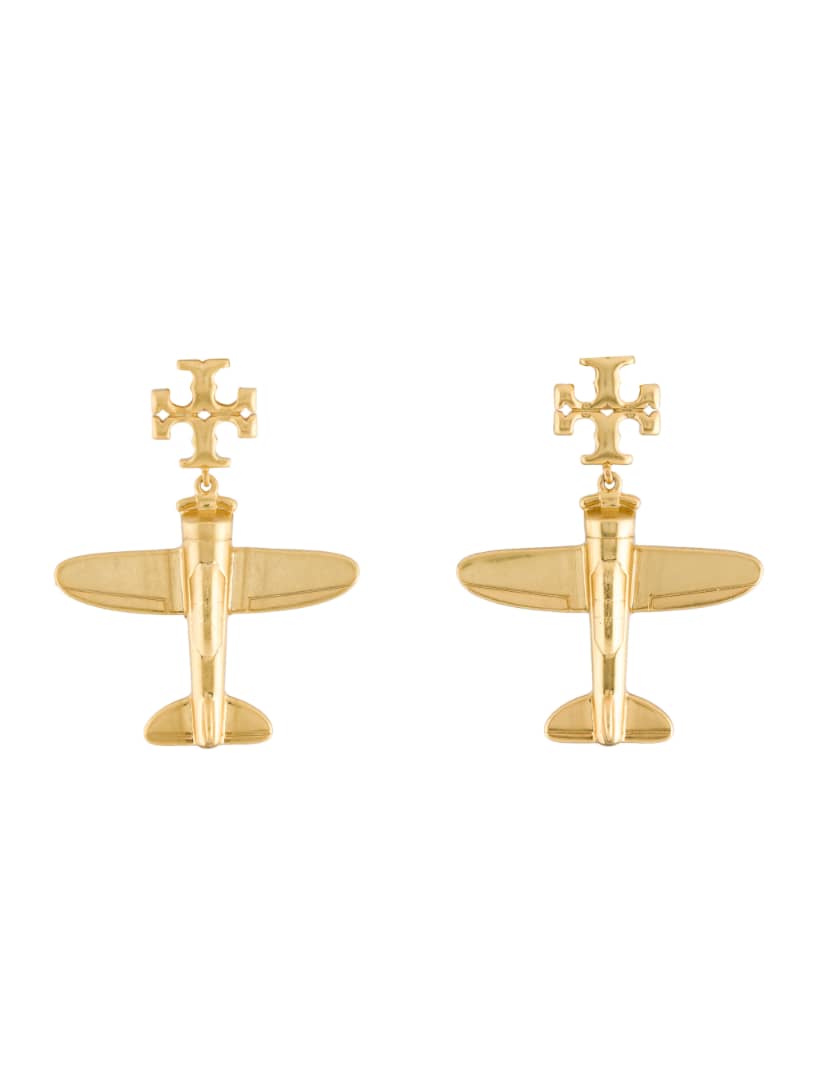 tory burch airplane drop earrings drop, earrings