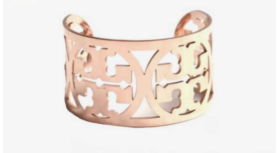 wide logo cuff bangle