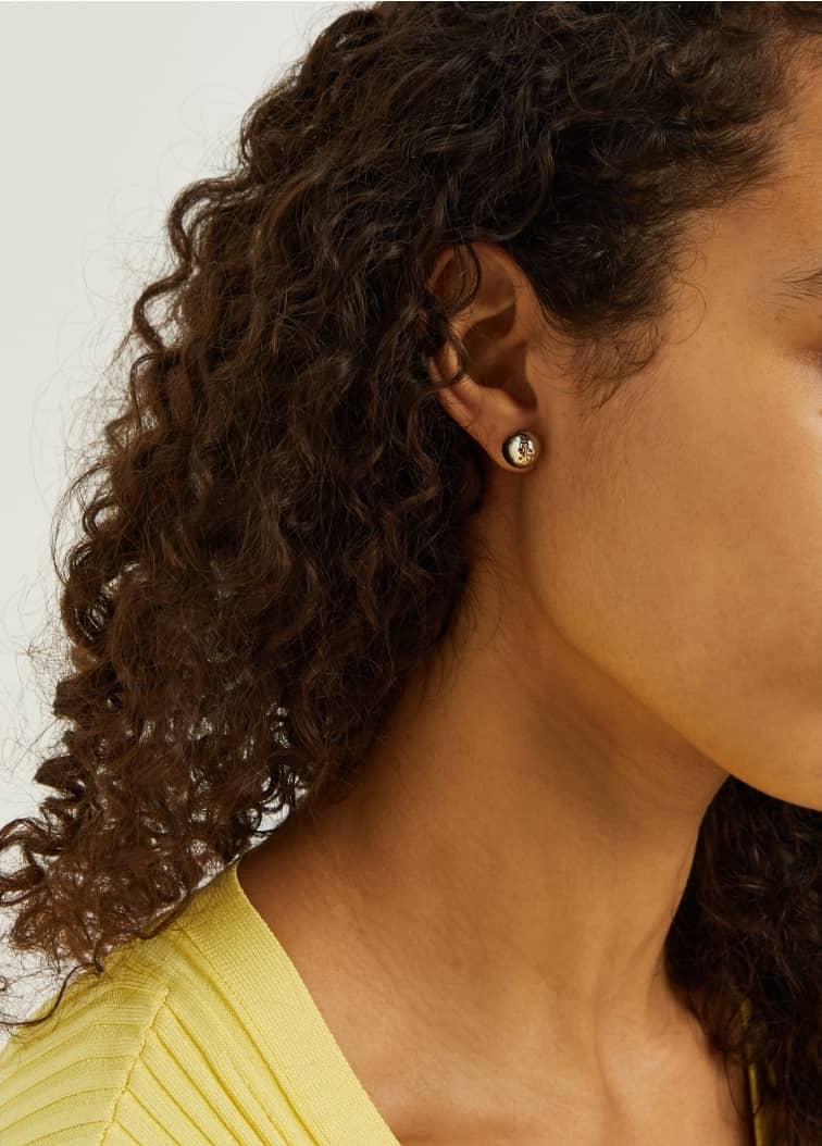 tory burch kira pearl stud earrings