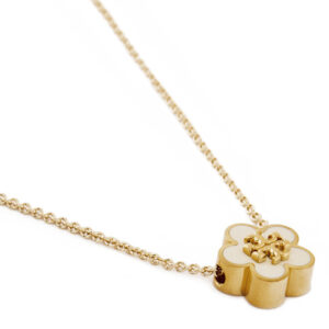 kira enamel flower pendant necklace