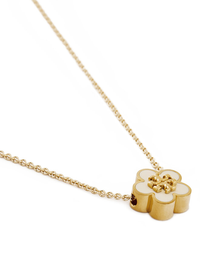 kira enamel flower pendant necklace