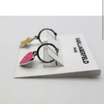 heart & star mismatched hoop earrings