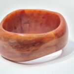 chunky marble resin bangles – set of 3
