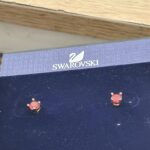 fuchsia pink attract stud earrings