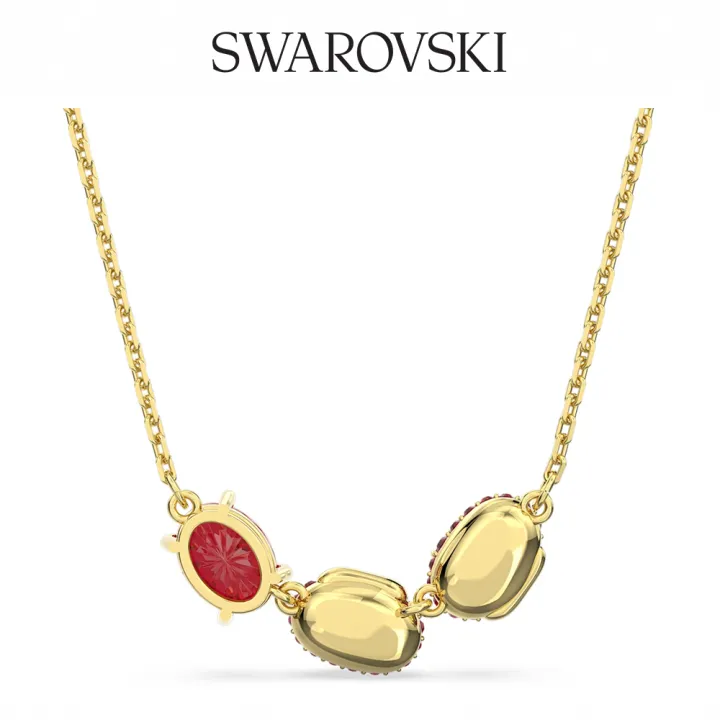 cariti red pendant – gold plated tone ✨