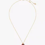 dashing beauty pavé apple pendant necklace