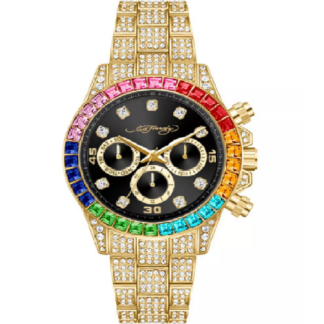 ladies metal bracelet analog watch
