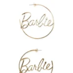 barbie style hoop earrings