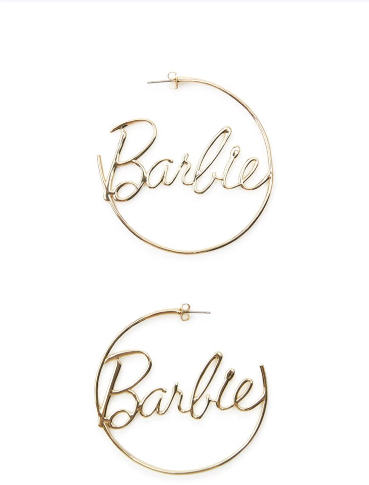 barbie style hoop earrings
