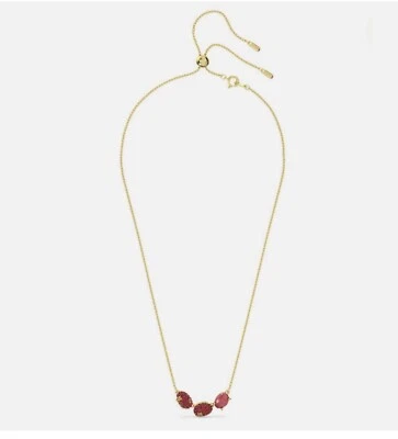 cariti red pendant – gold plated tone ✨