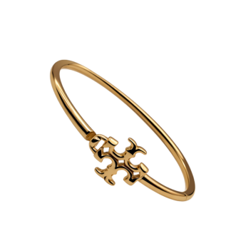 kira two tone enamel hinge bangle